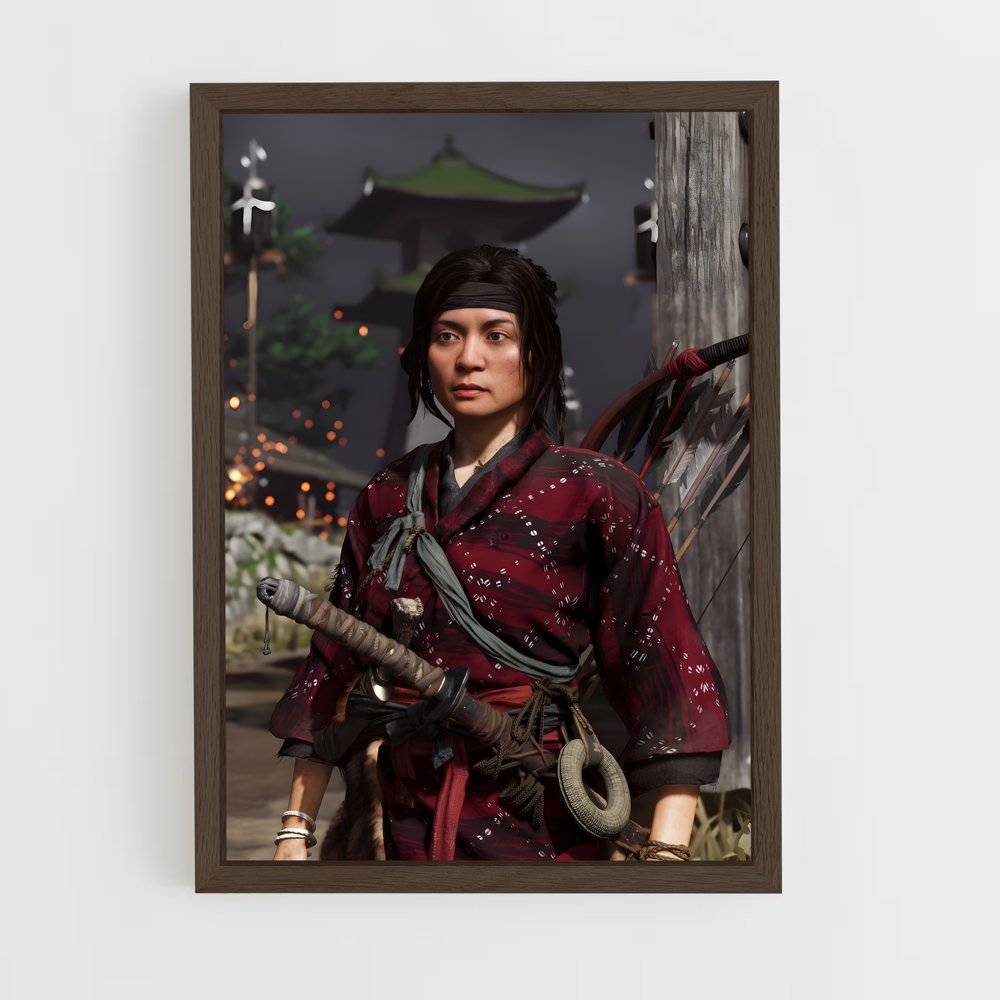 Poster L'Épée de Tsushima – affiche Ghost of tsushima (vue 5)
